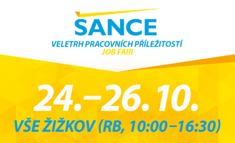 We invite you to the traditional Job Fair ŠANCE – October 24-26, 2023 in the Rajska Building!