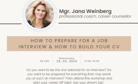 Workshop: How to prepare for a job interview & how to build your CV – 29. 03. 2023