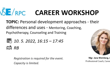 Workshop: Personal development approaches – their differences & uses – 10. 5. 2022