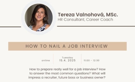 Career workshop: How to nail a job interview  – 15.4. 2025