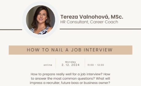 Career workshop: How to nail a job interview – 2. 12. 2024