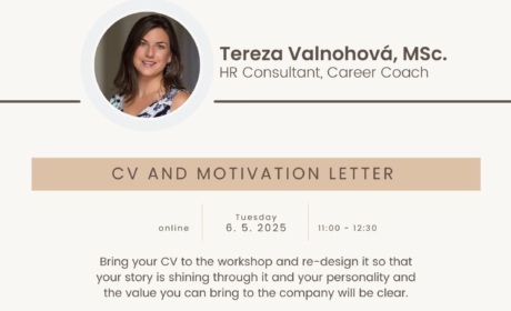 Career workshop: CV and motivation letter – 6.5. 2025