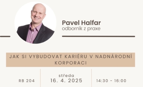 Kariérní workshop: Jak si vybudovat kariéru v nadnárodní korporaci – 16. 4. 2025