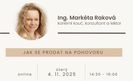 Kariérní workshop: Jak se prodat na pohovoru – 4. 11. 2025