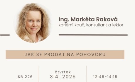 Kariérní workshop: Jak se prodat na pohovoru – 3.4. 2025