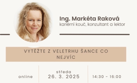 Kariérní workshop: Vytěžte z Veletrhu ŠANCE co nejvíc! – 26.3. 2025